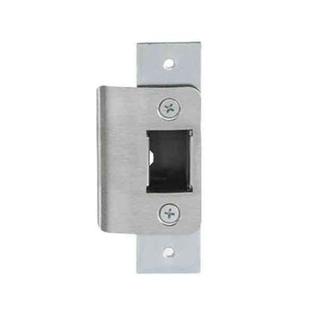 ADAMS RITE DL Flat W/ DUST Box And MOU PL Short DeadLatch Strike Mounting Plate Satin Stainless Stee ADR-4902-01-630